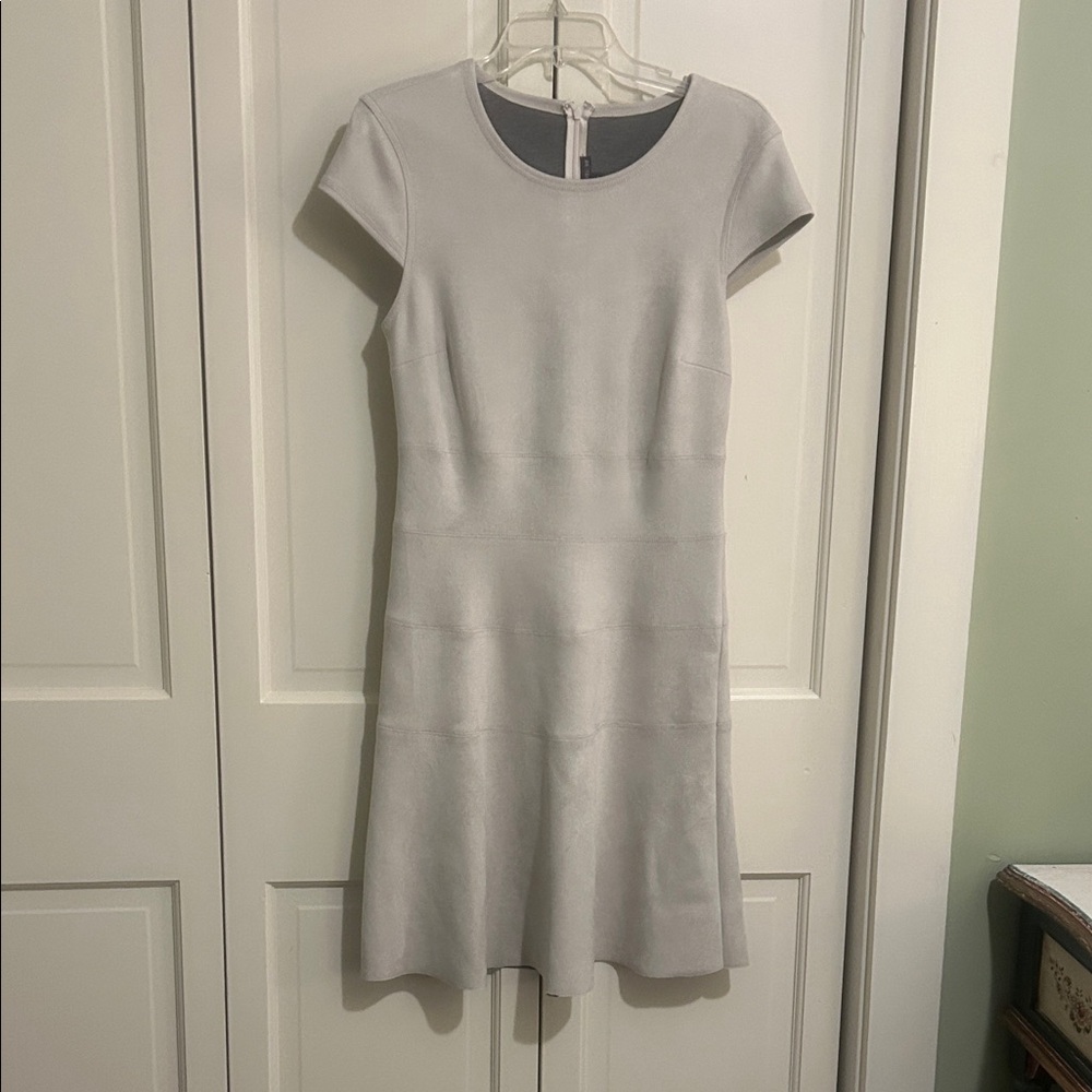 Level 99 Light Gray Mini Dress
